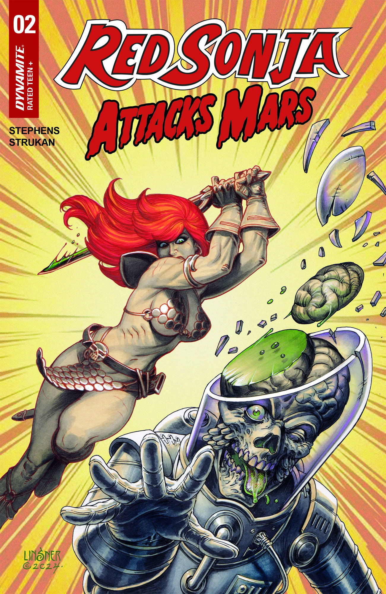 RED SONJA ATTACKS MARS #2