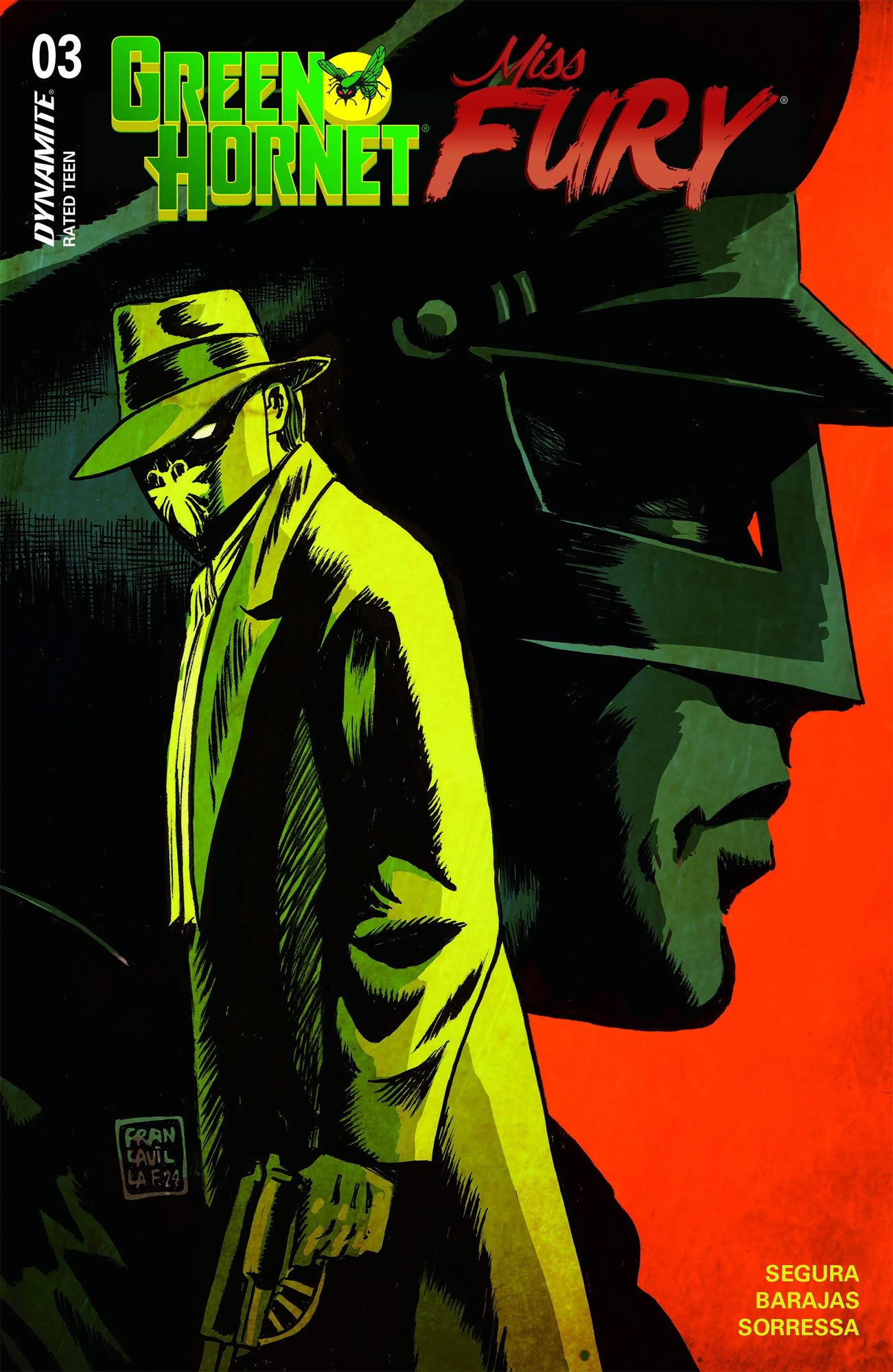 THE GREEN HORNET/MISS FURY #3