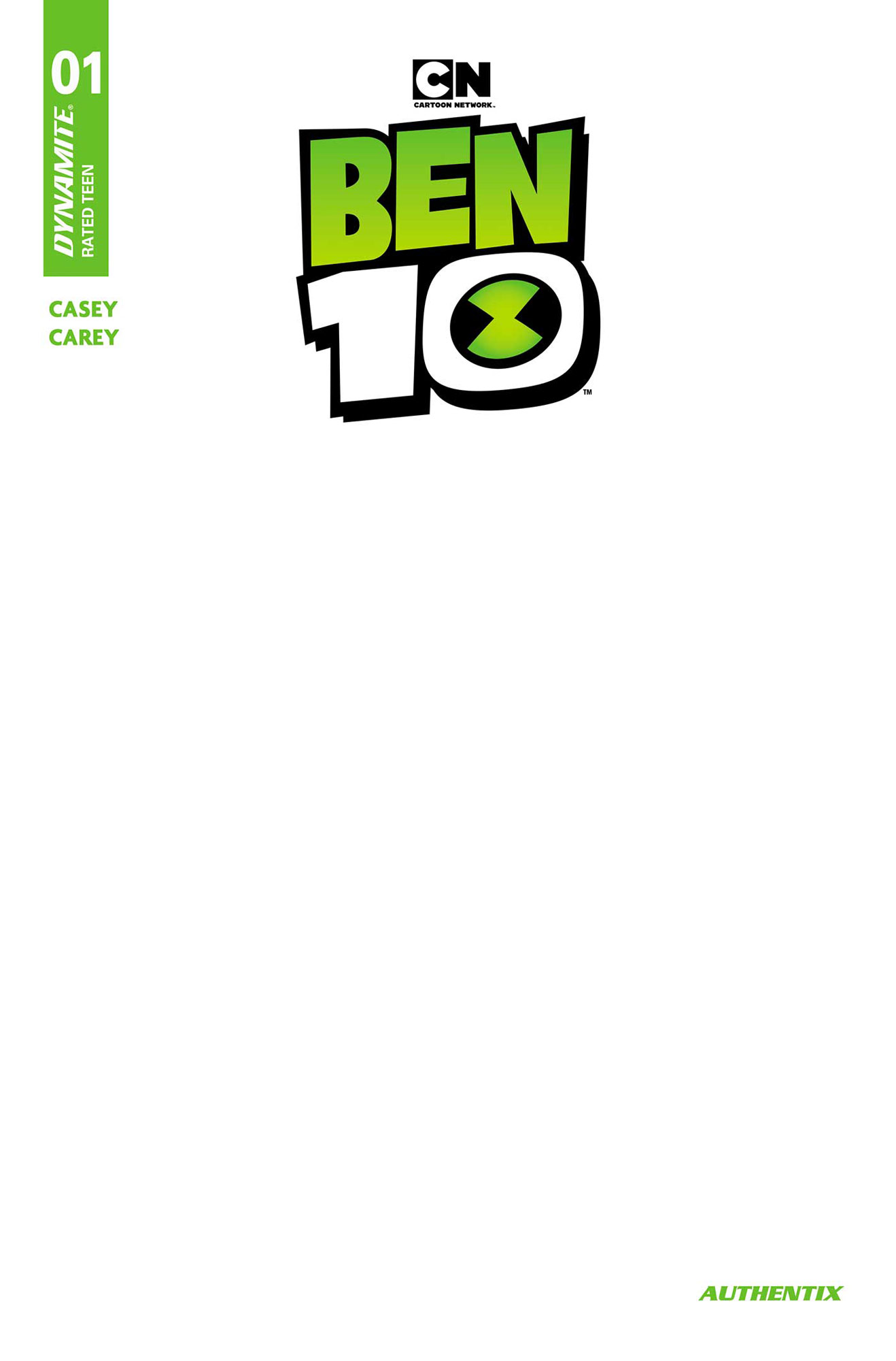 2nd PRINTING BLANK AUTHENTIX Variant