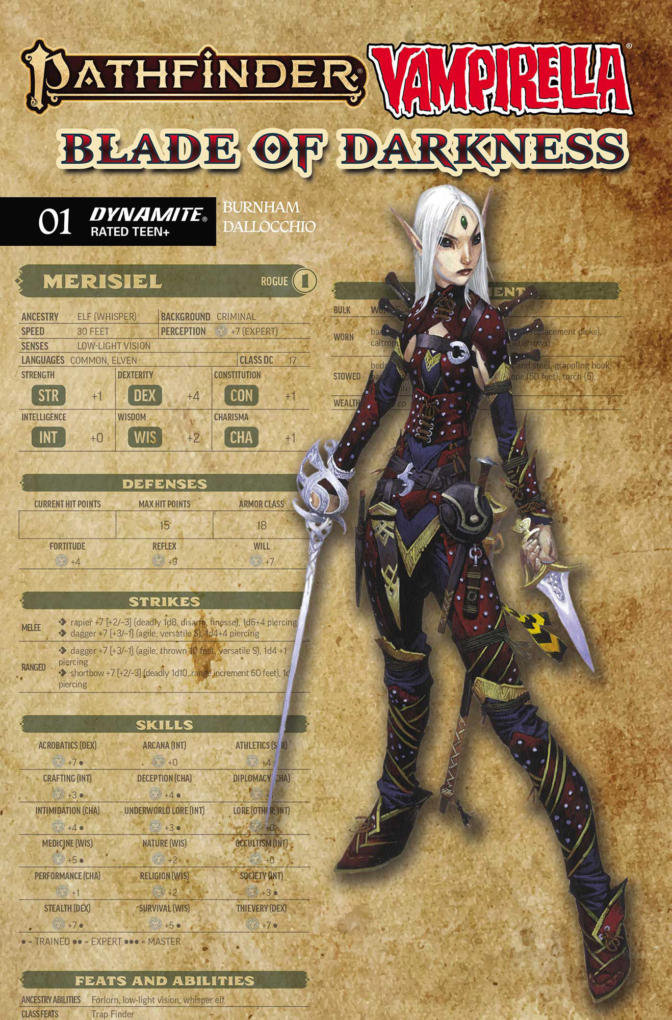 CHARACTER SHEET Variant