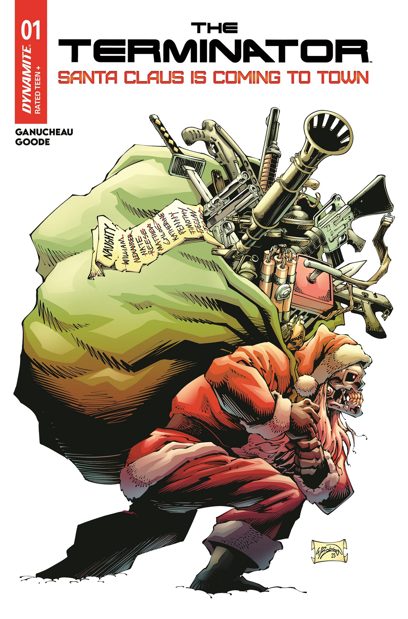 The Terminator: Santa Claus is Coming to Town #1 - Cover A by Will Robson