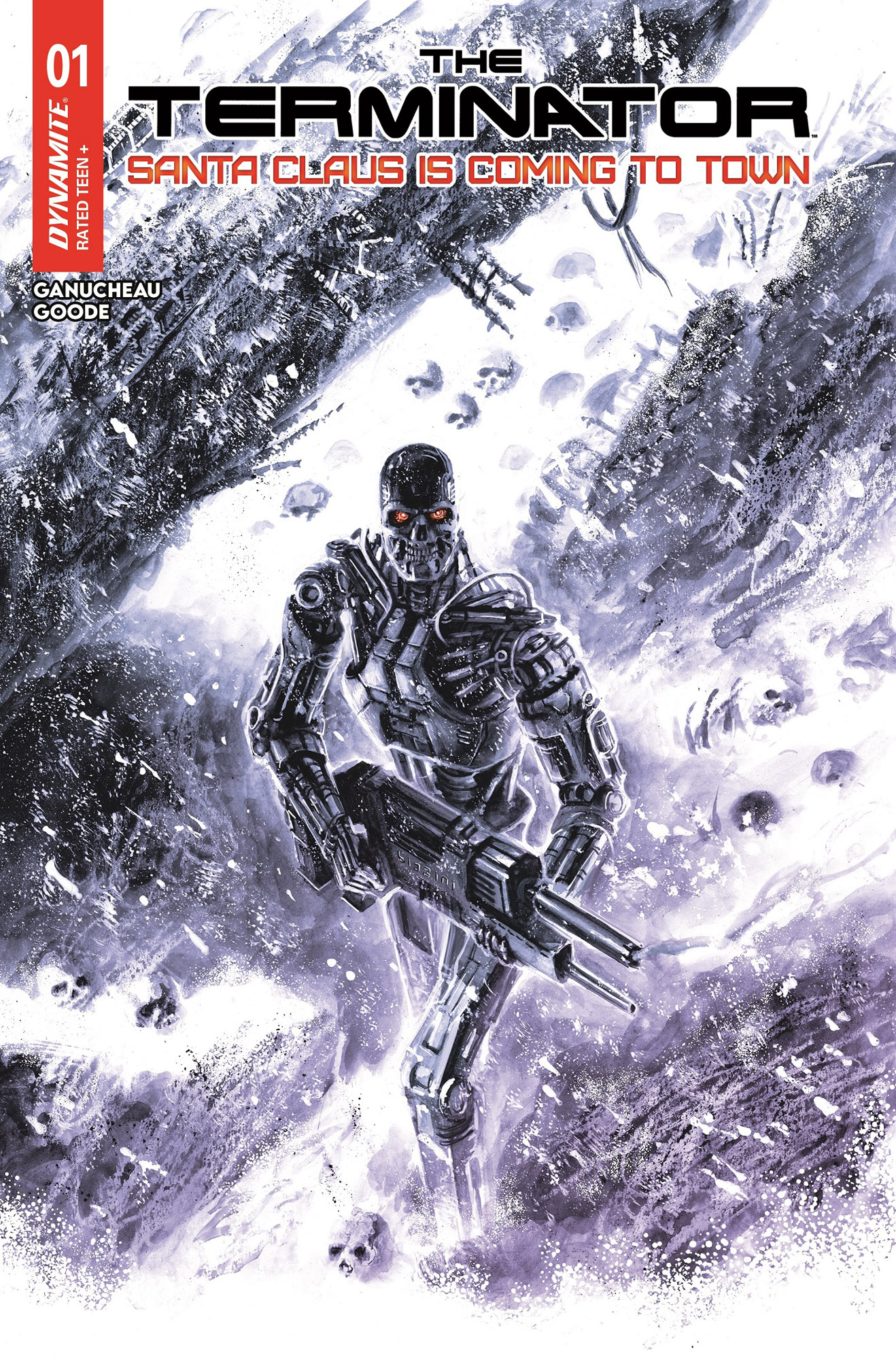 The Terminator: Santa Claus is Coming to Town #1 - Cover B - Francesco Biagini