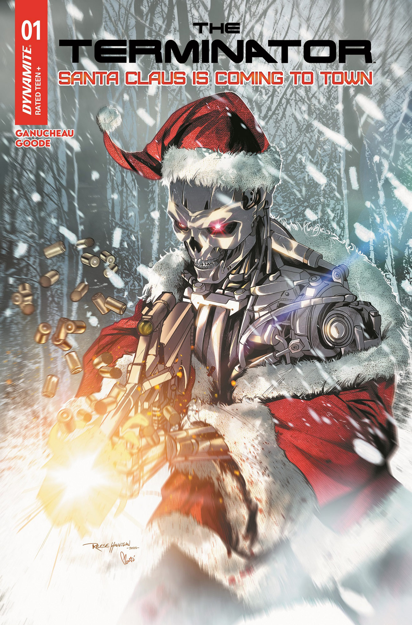 The Terminator: Santa Claus is Coming to Town #1 - Cover C - Reese Hannigan