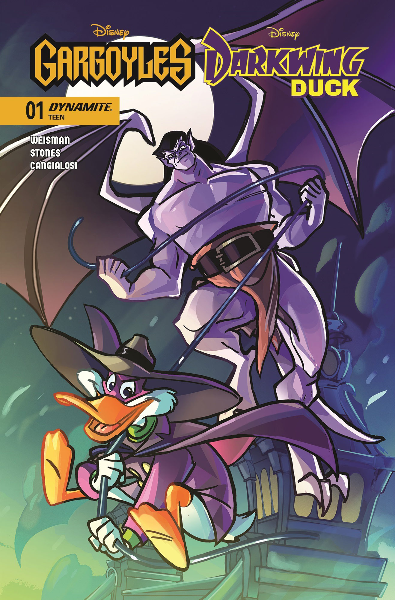 Gargoyles/Darkwing Duck #1 - Cover A by Tad Stones