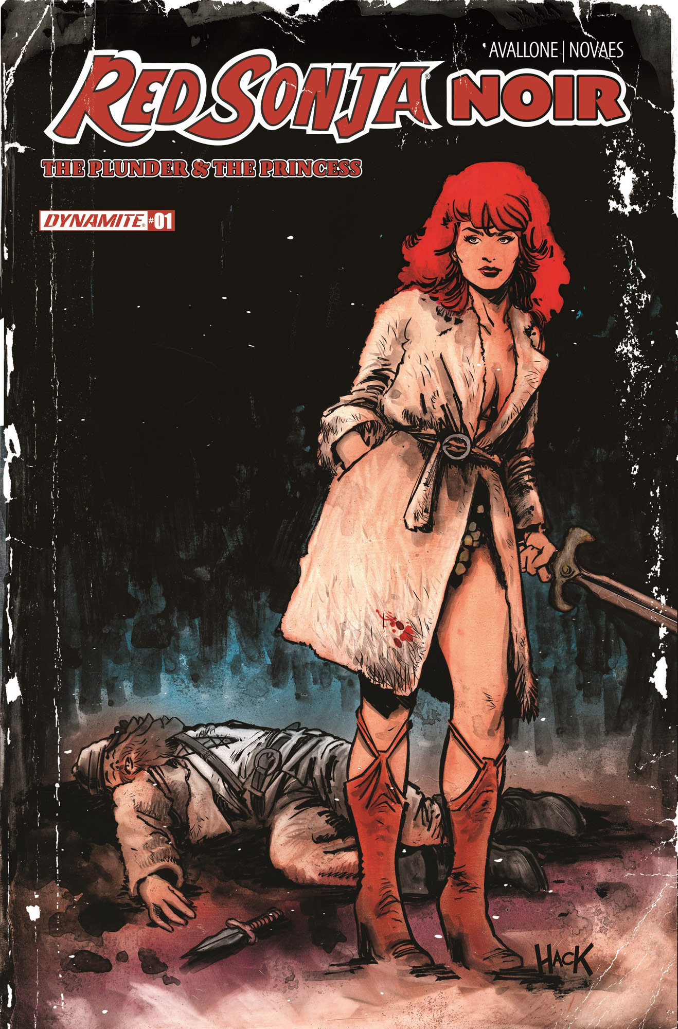 Red Sonja Noir: The Plunder & The Princess #1 - Cover B by  Robert Hack