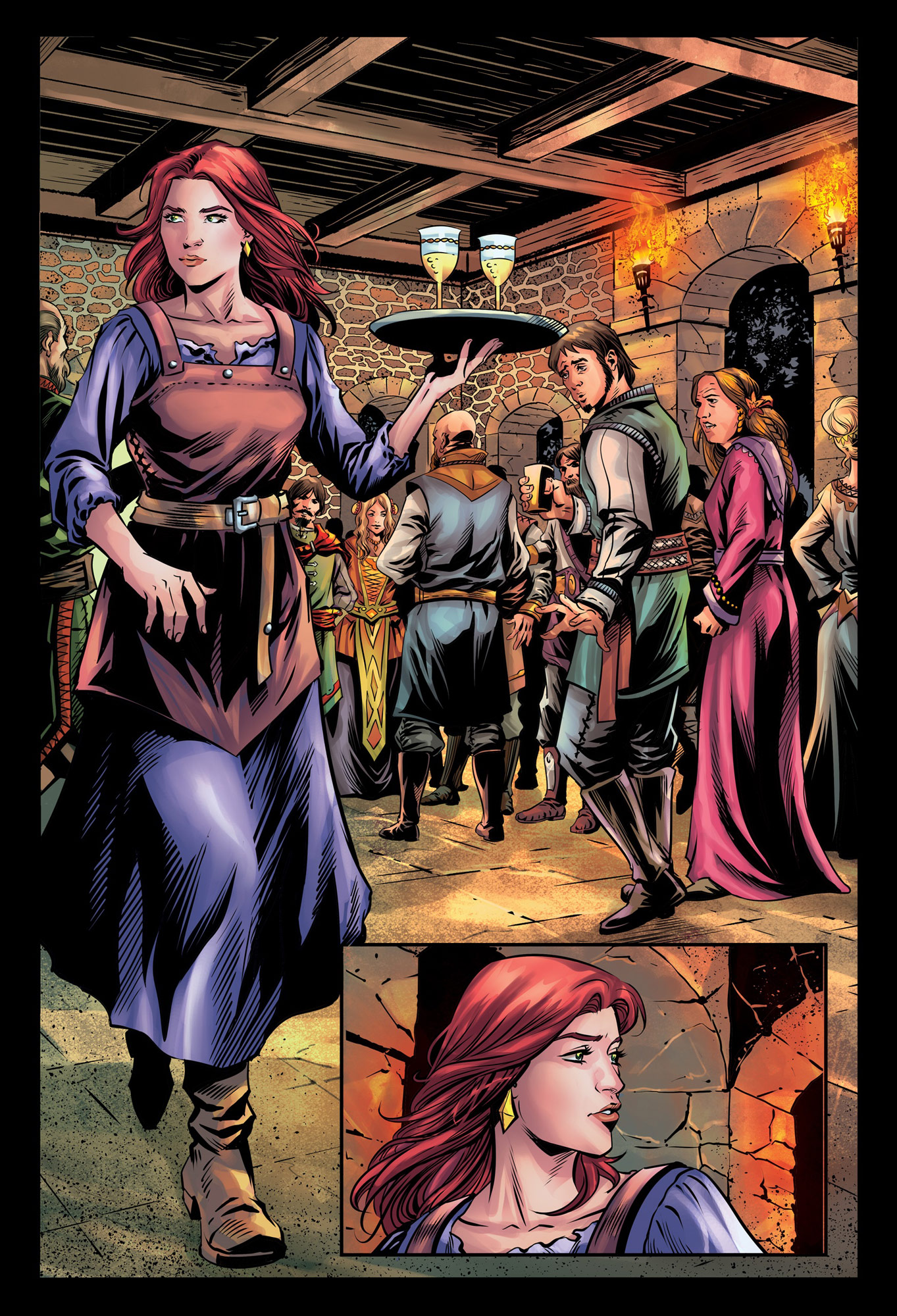 Red Sonja Noir: The Plunder & The Princess #1 - Preview Page 1