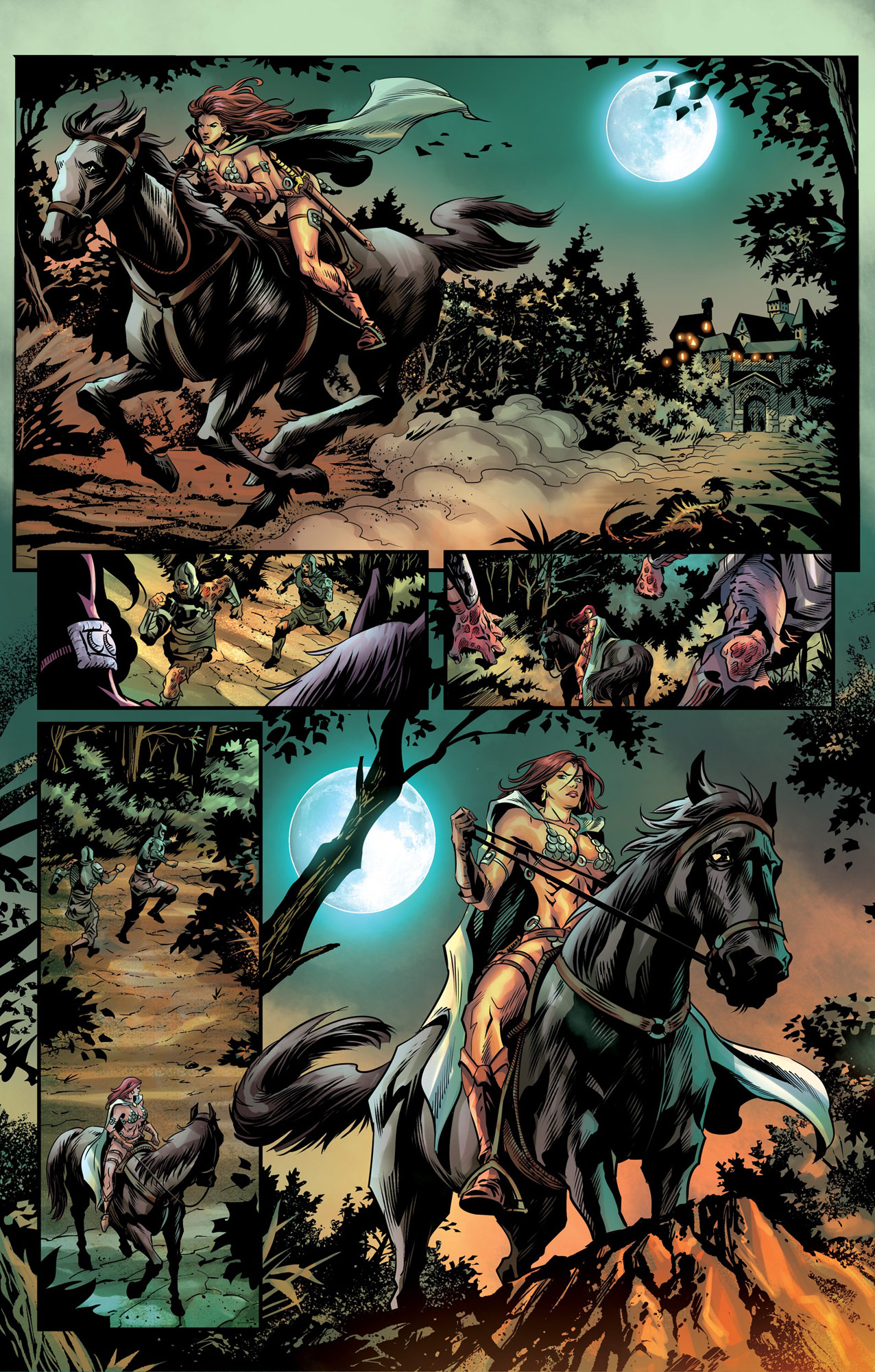 Red Sonja Noir: The Plunder & The Princess #1 - Preview Page 2