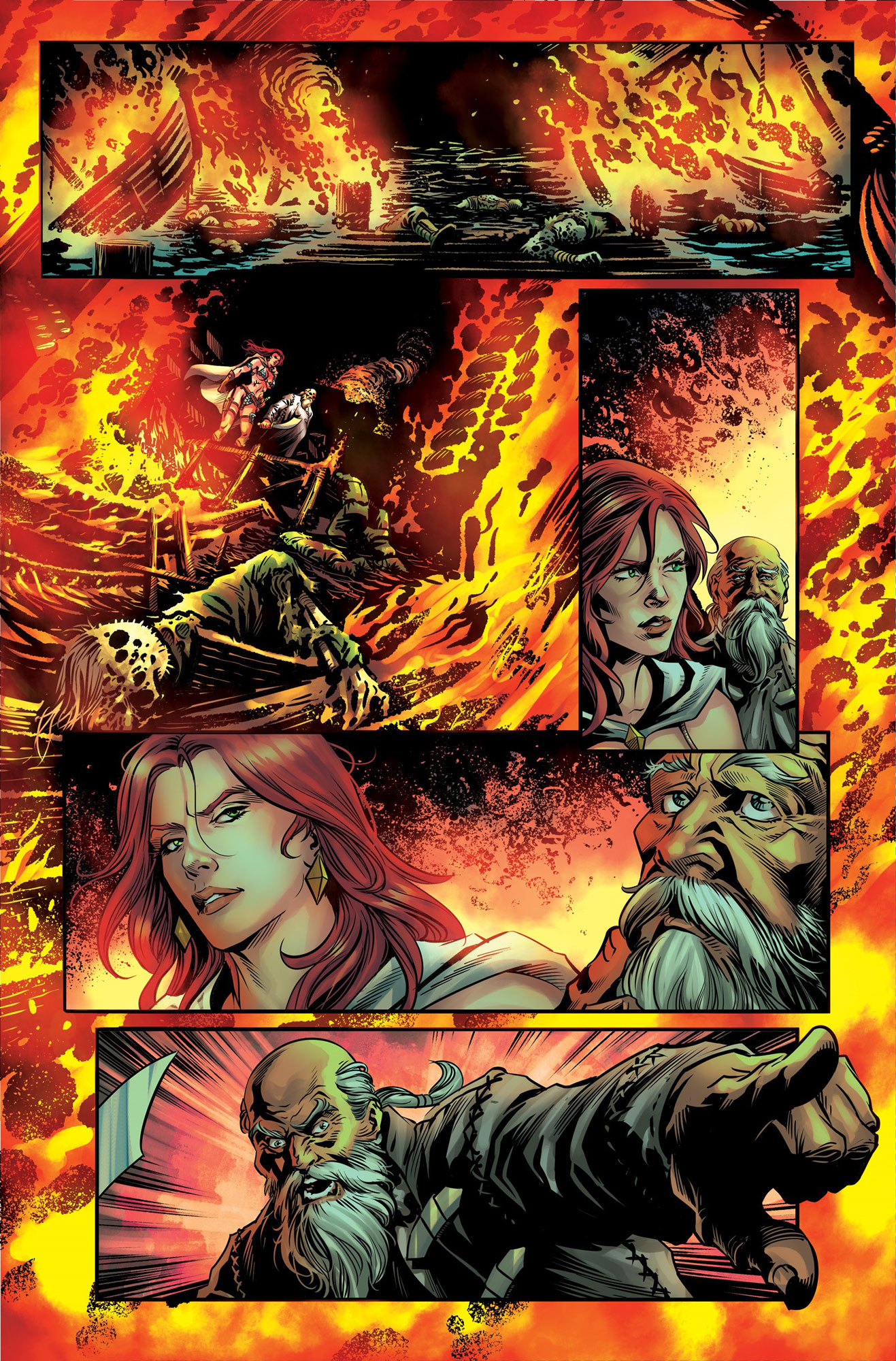 Red Sonja Noir: The Plunder & The Princess #1 - Preview Page 4