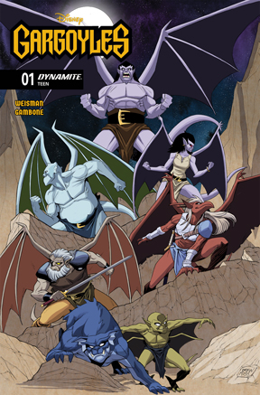 Gargoyles #1 - B Variant Cover by Drew Moss