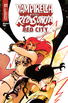 Vampirella vs. Red Sonja: Red City #1 - Main Cover by Sebastian Piriz