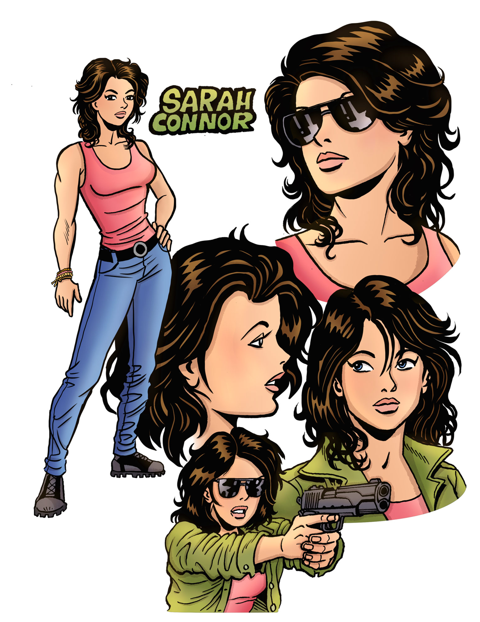 Archie vs. The Terminator #1 - Concept Artwork - Sarah Conner