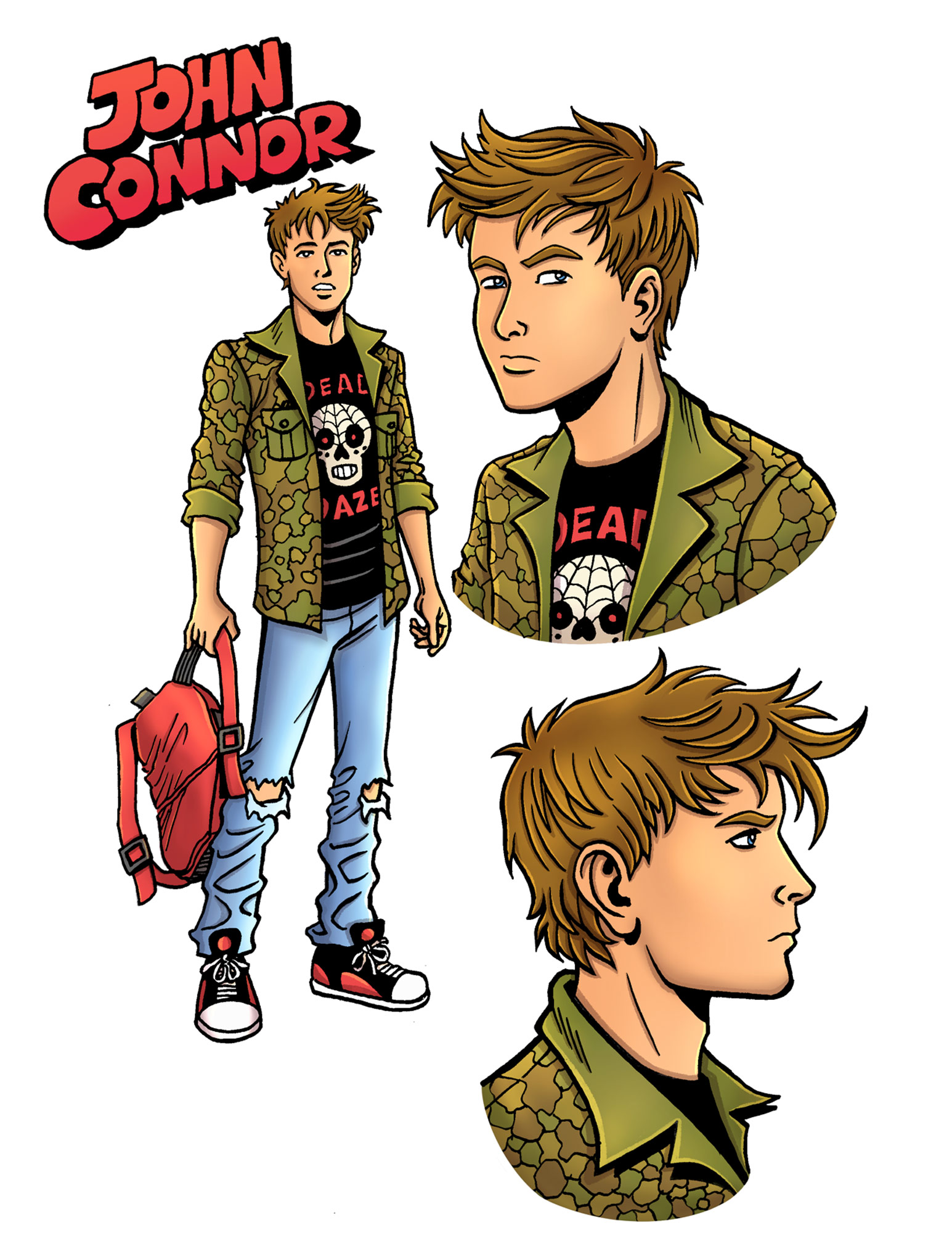 Archie vs. The Terminator #1 - Concept Artwork - John Conner