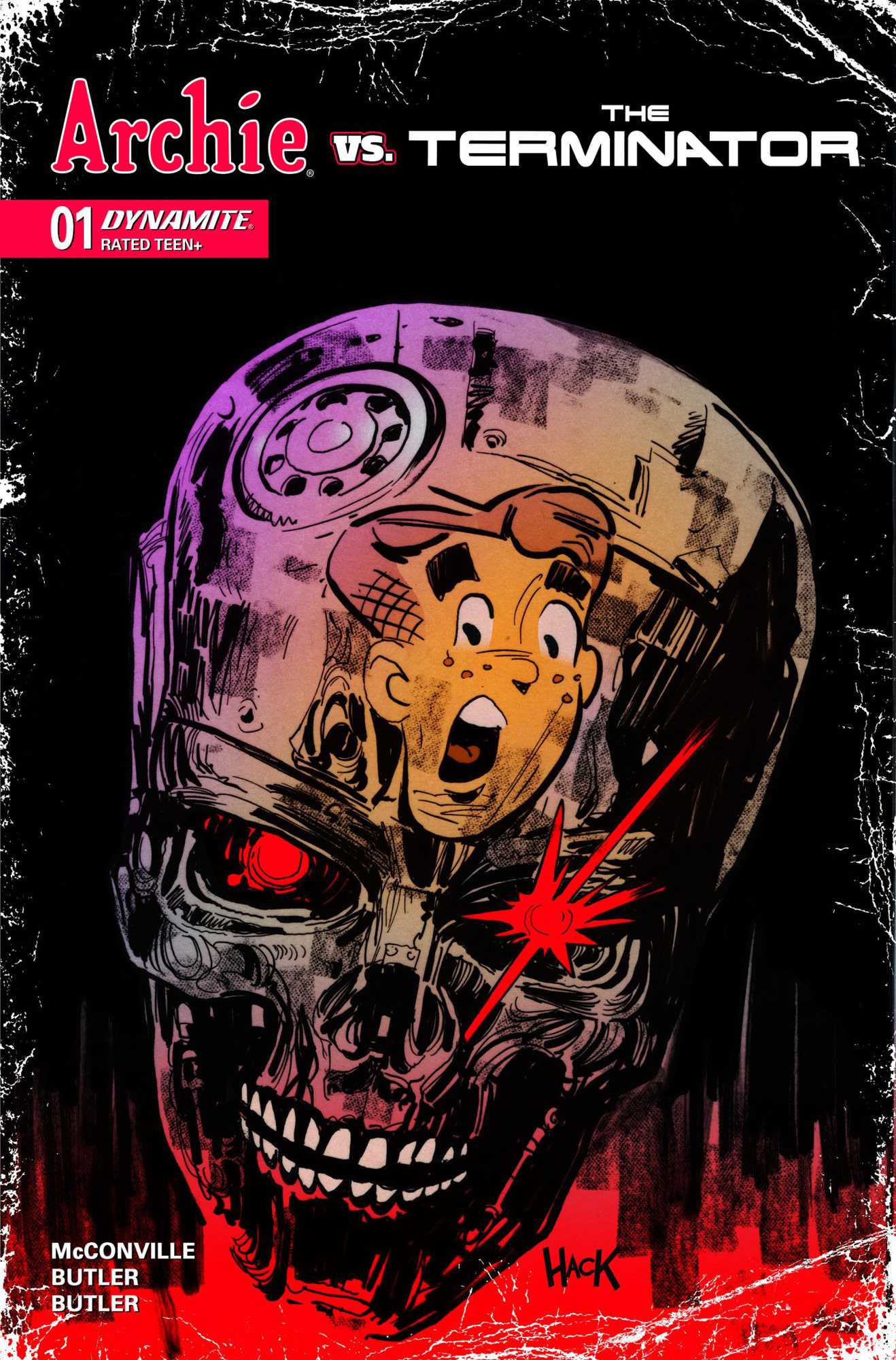 Archie vs. The Terminator #1 - C Cover by Robert Hack