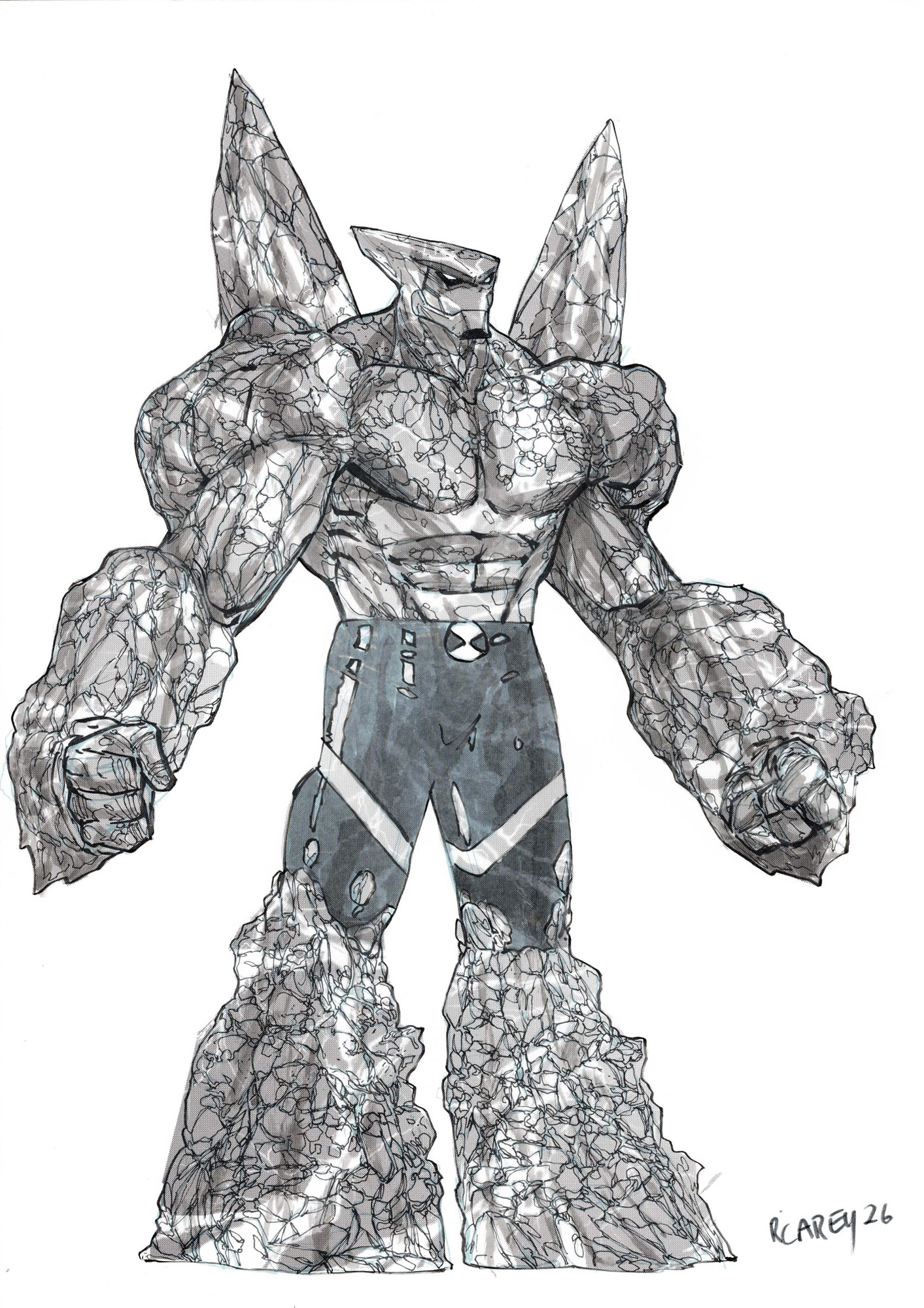 Ben 10: Creator Files #1 - Concept Artwork - Diamond