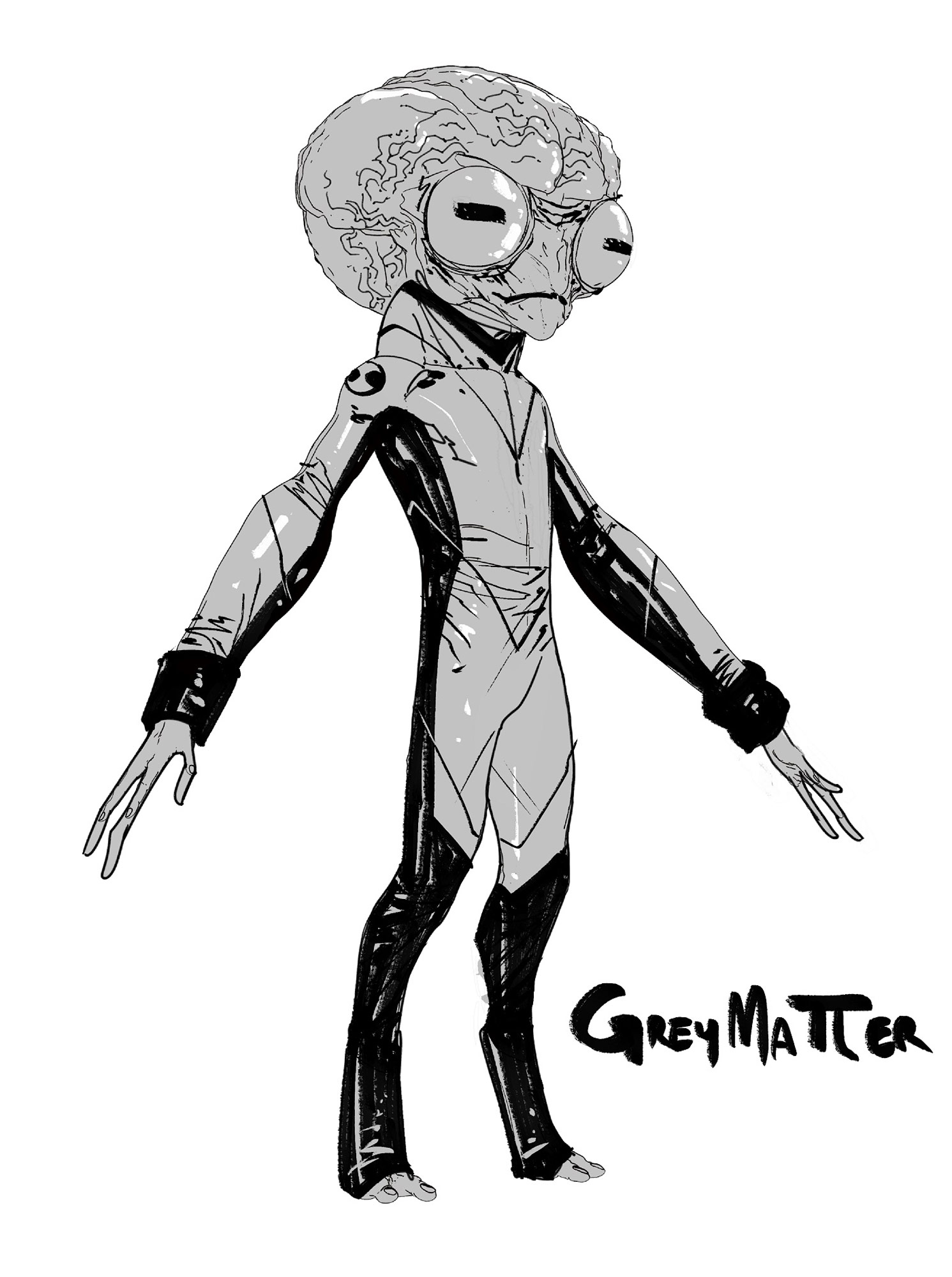 Ben 10: Creator Files #1 - Concept Artwork - Greymatter