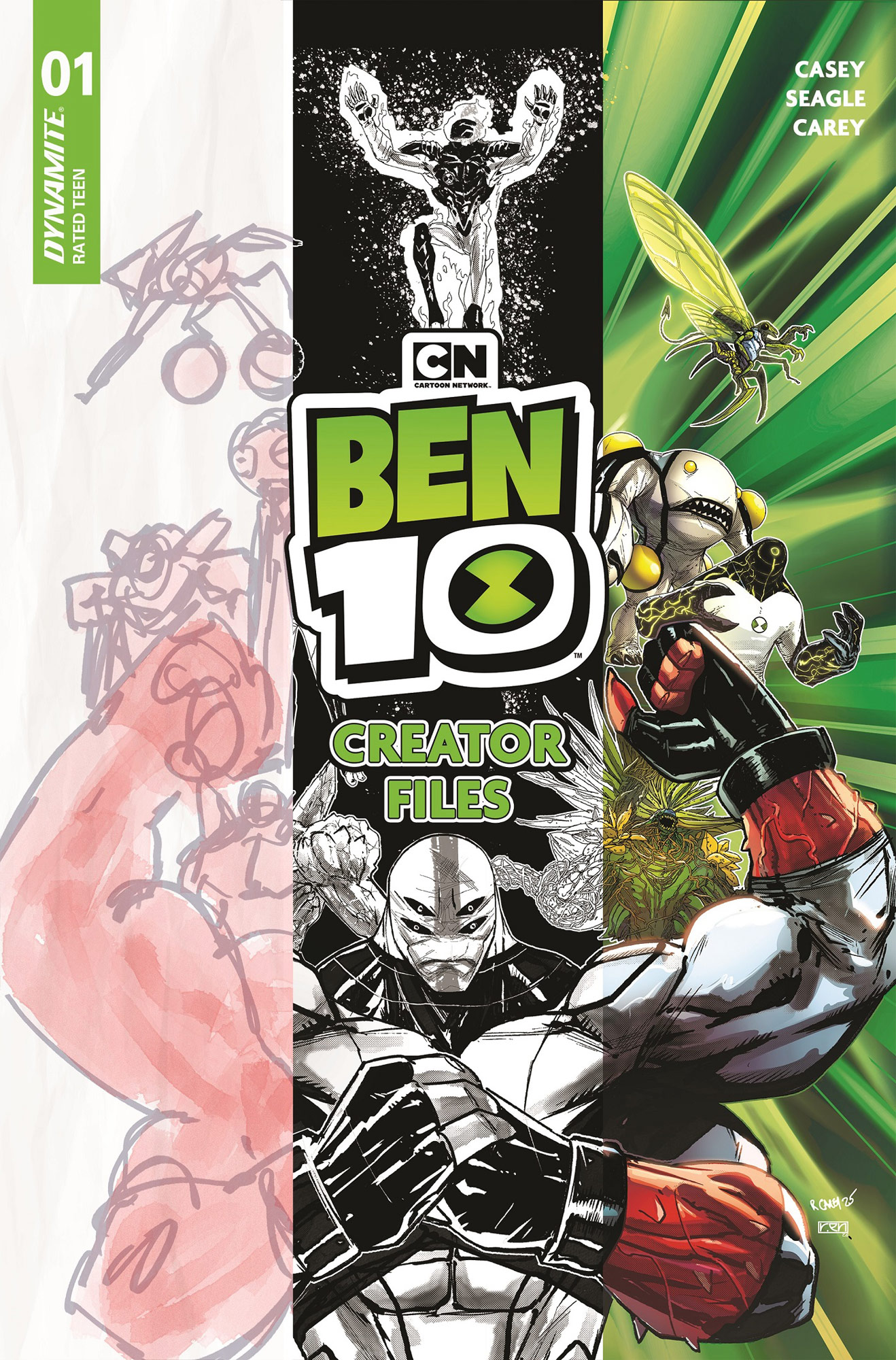 Ben 10: Creator Files #1 - Cover A by Robert Carey