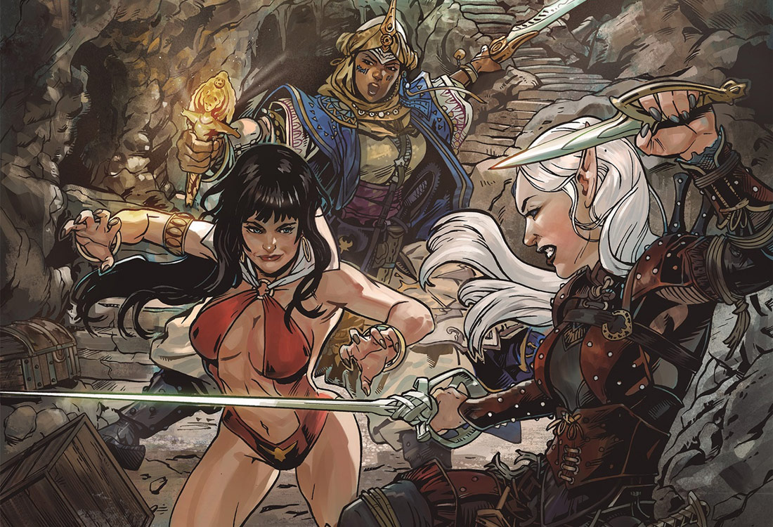 Vampirella Enters the World of Pathfinder in New Crossover Comic This October