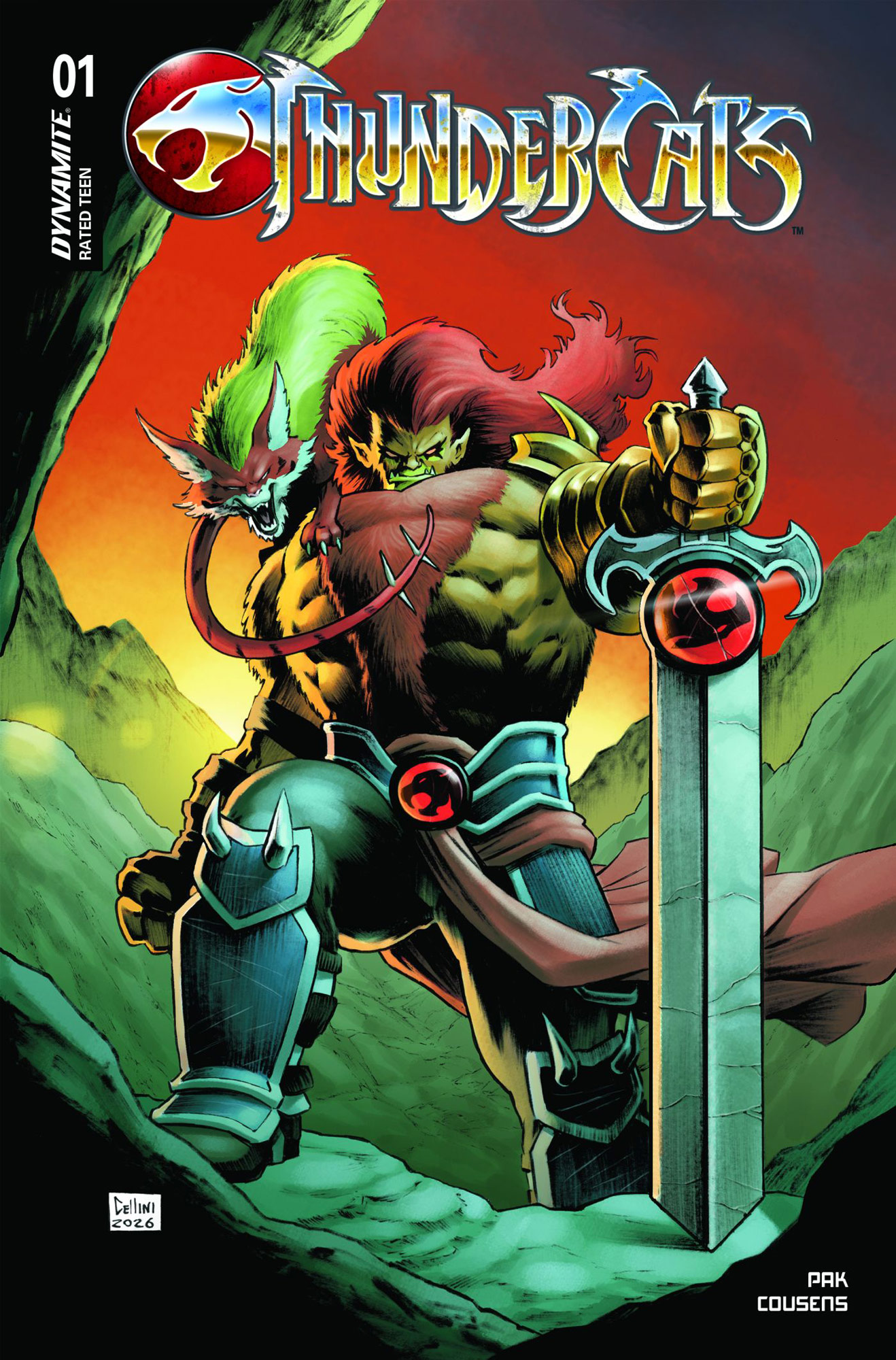 ThunderCats (2026) #1 - Cover C by Daniele Cellini