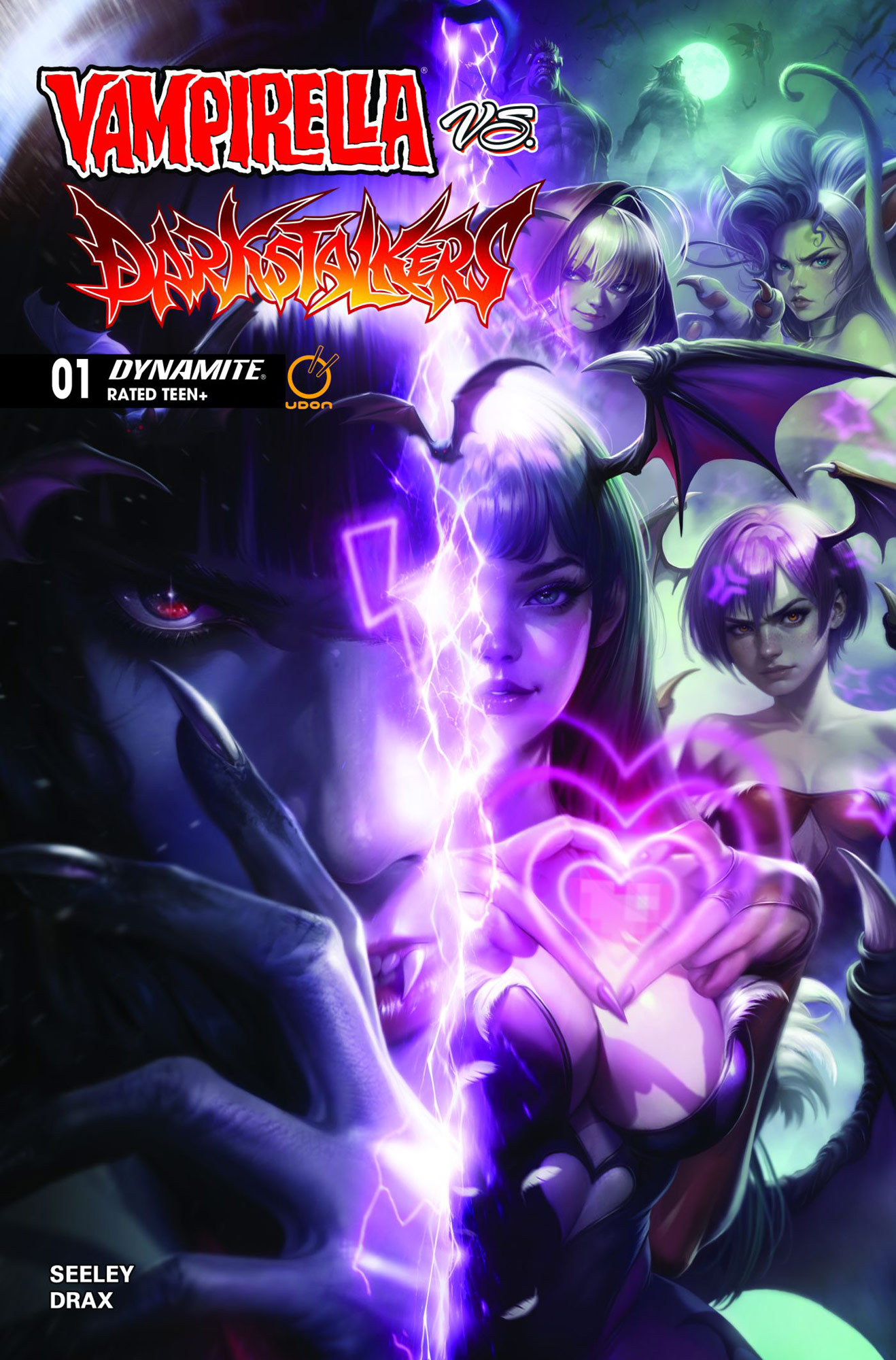 Vampirella vs. Darkstalkers #1 - Cover C by Francesco Mattina