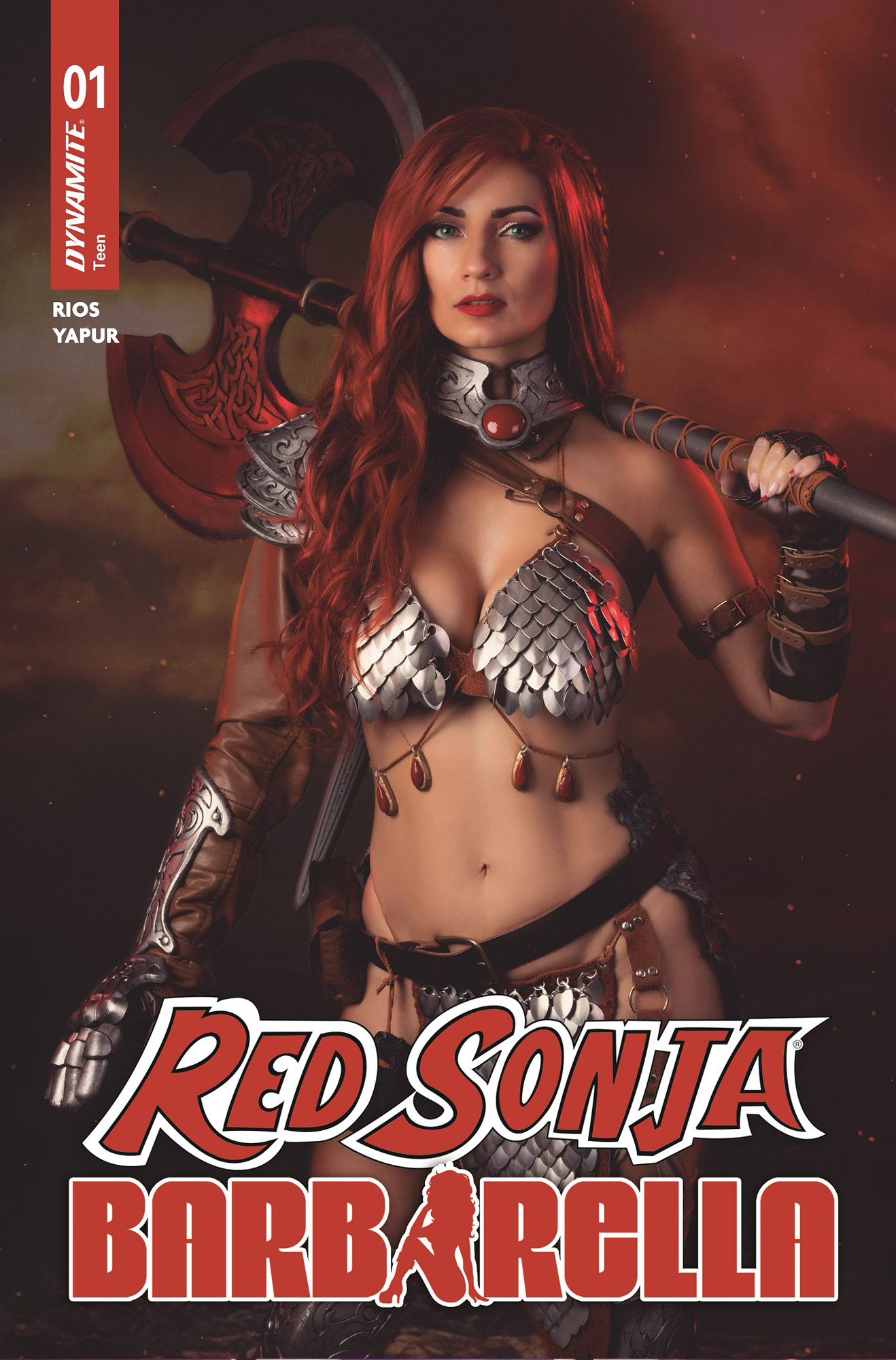 Red Sonja/Barbarella #1 - Cover by IvyCosplay 1